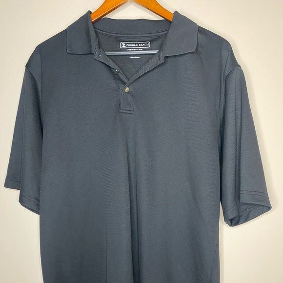 Pebble Beach Men’s Performance Golf Polo Shirt - Picture 2 of 4